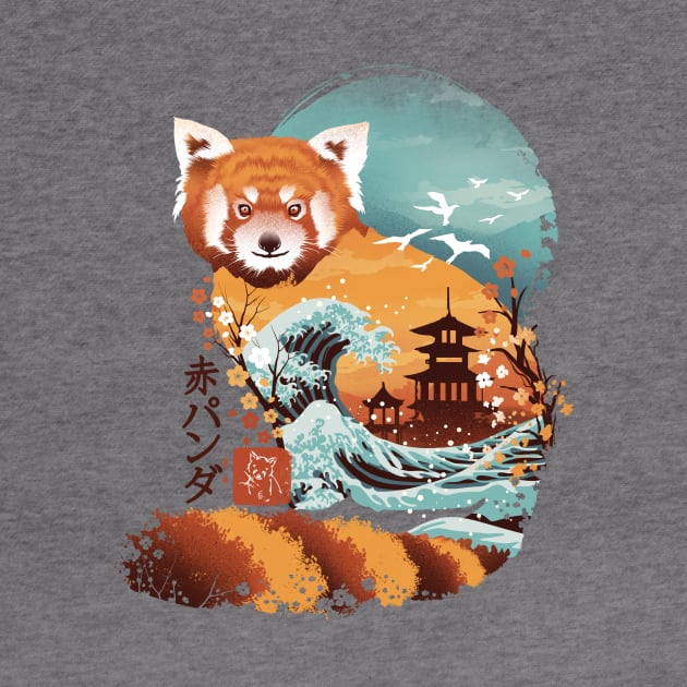 Ukiyo e Red Panda by DANDINGEROZZ